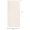 vidaXL Tapis &agrave; poils souples antid&eacute;rapant 115x170 cm Beige