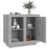 vidaXL Buffet Sonoma gris 80x40x75 cm