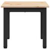 vidaXL Table basse Blanc 60 x 50 x 36 cm Bois de pin massif
