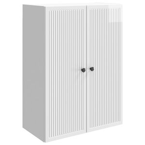 vidaXL Armoire Murale Blanc brillant 66 x 34,5 x 90 cm