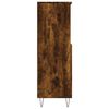 vidaXL Buffet haut Chêne fumé 60x36x110 cm Bois d'ingénierie