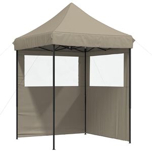 vidaXL Tente de f&ecirc;te 200 x 200 x 306 cm Taupe Tissu Oxford
