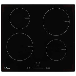 vidaXL Plaque de cuisson &agrave; induction 4 br&ucirc;leurs Contr&ocirc;le tactile 7000W