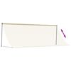 vidaXL Auvent r&eacute;tractable cr&egrave;me 400x150 m tissu et acier