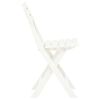 vidaXL Chaises de jardin pliables lot de 2 Plastique Blanc