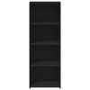 vidaXL Buffet haut noir 45x41x124 cm bois d'ingénierie