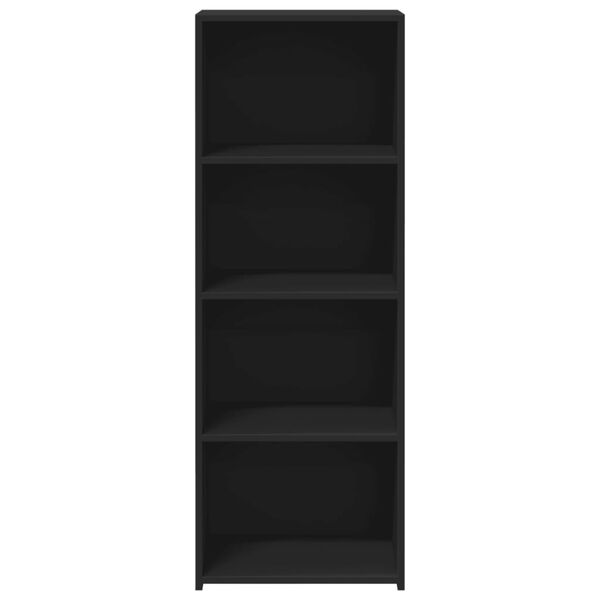 vidaXL Buffet haut noir 45x41x124 cm bois d'ingénierie