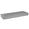vidaXL Coussin Gris 120 x 40 x 8 cm Tissu Oxford