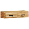 VidaXL Meuble TV mural 80x30x19 cm bois massif d'acacia
