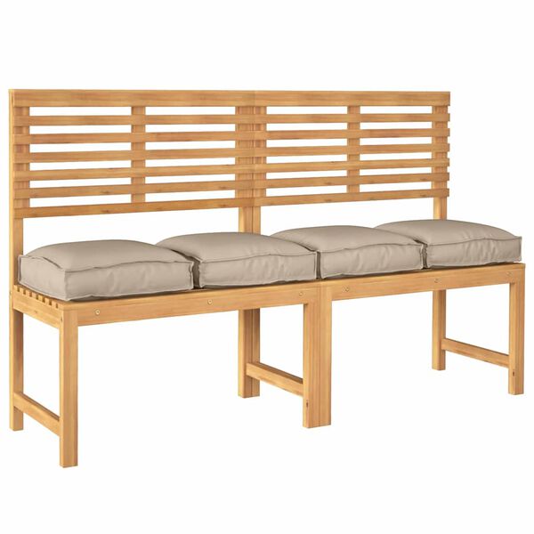 vidaXL Coussin 4 pcs Taupe 40 x 40 x 8 cm Tissu Oxford