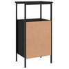 vidaXL Tables de chevet 2 pcs noir 41x31x80 cm bois d’ingénierie