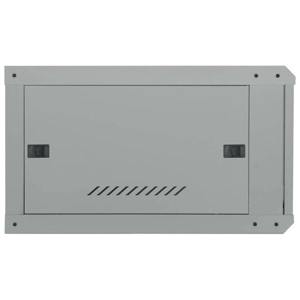 vidaXL Armoire r&eacute;seau avec stockage Gris 60 x 60 x 35 cm Acier