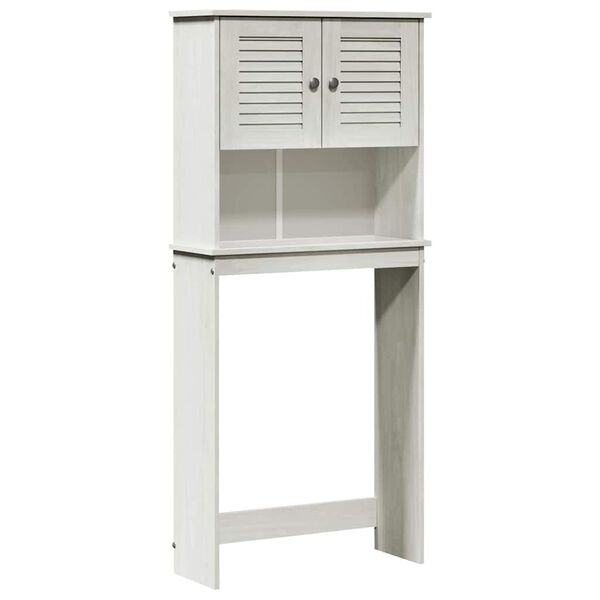 vidaXL Cabinet pour lave-linge avec porte VIGO Blanc et Blanc Antique