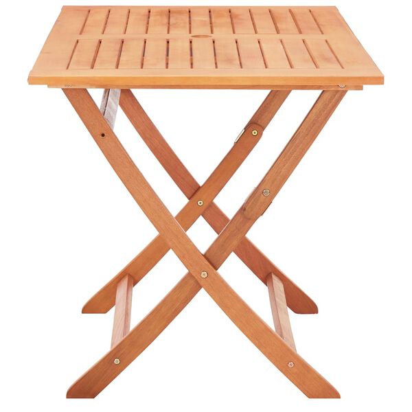 vidaXL Table pliable de jardin 120x70x75 cm Bois d'eucalyptus solide