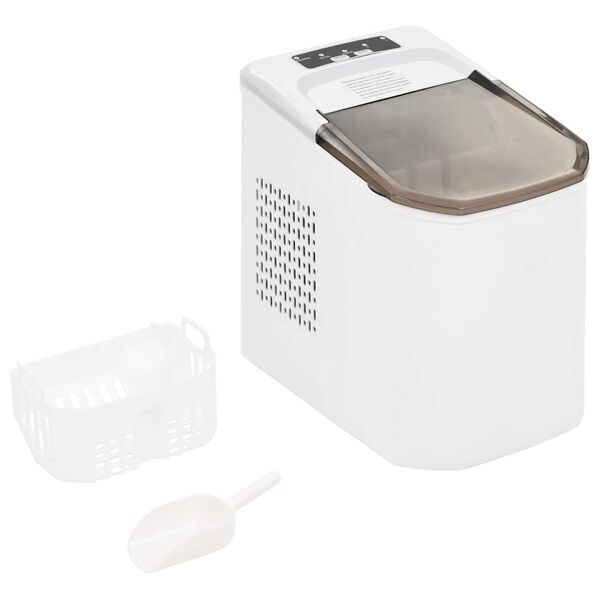 vidaXL Appareil &agrave; gla&ccedil;ons Blanc 1,4 L 15 kg / 24 h