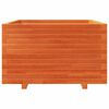 vidaXL Jardini&egrave;re cire marron 80x80x49,5 cm bois de pin massif