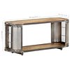 vidaXL Meuble TV 90x30x40 cm Bois de manguier massif