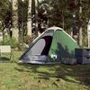 vidaXL Tente de camping &agrave; d&ocirc;me 4 personnes vert imperm&eacute;able