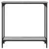 vidaXL Table console sonoma gris 75x30,5x75 cm bois d'ingénierie