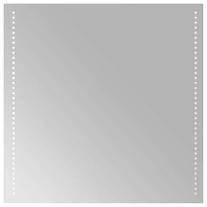 vidaXL Miroir de salle de bain LED Transparent 60 x 60 cm verre tremp&eacute;