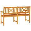 vidaXL Banc de jardin Marron 150 x 56 x 90 cm Bois d'Acacia Massif