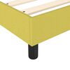 vidaXL Sommier &agrave; lattes de lit avec matelas Vert 200x200 cm Tissu