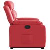 vidaXL Fauteuil inclinable Rouge Similicuir
