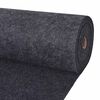 vidaXL Tapis Anthracite 1,2 x 15 m Polyester