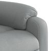 vidaXL Fauteuil inclinable Gris clair Tissu