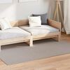 vidaXL Tapis de surface Rectangulaire Cr&egrave;me et Taupe 200 x 140 cm