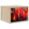 vidaXL Cabinet de chevet mural HEESCH Ch&ecirc;ne Sonoma 36 x 33 x 25 cm