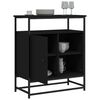 vidaXL Buffet noir 69x35x80 cm bois d'ing&eacute;nierie