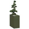 vidaXL Jardini&egrave;re vert olive 40x80x80 cm acier