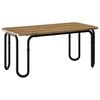 vidaXL Table basse Ch&ecirc;ne artisanal 100 x 50 x 45 cm Bois d'ing&eacute;nierie
