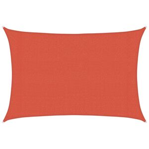 vidaXL Voile d'ombrage 160 g/m&sup2; Terre cuite 3x4 m PEHD
