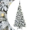 vidaXL Sapin de No&euml;l Artificiel &agrave; Branches Articul&eacute;es Blanc 180 cm
