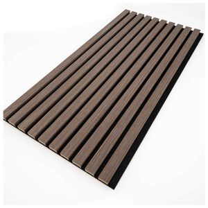 WallArt Panneaux muraux 4 pcs Marron fonc&eacute; 80 x 40 cm