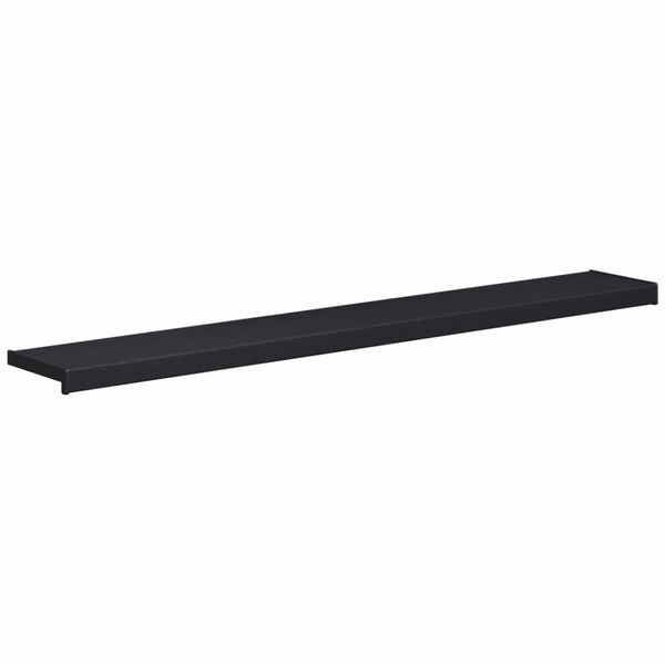 vidaXL Appui de fen&ecirc;tre Anthracite avec grain de bois PVC