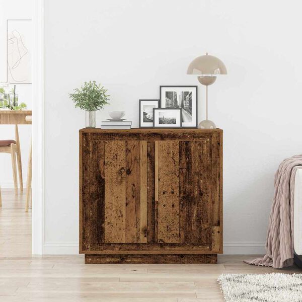 vidaXL Buffet Bois ancien 80 x 40 x 75 cm Bois d'ing&eacute;nierie