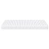 vidaXL Matelas en mousse blanc 180x200 cm dureté H2 H3