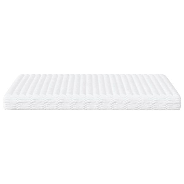 vidaXL Matelas en mousse blanc 180x200 cm dureté H2 H3