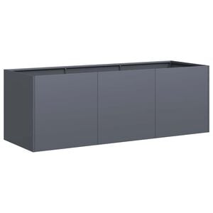 vidaXL Jardini&egrave;re Anthracite 120x40x40 cm Acier lamin&eacute; &agrave; froid