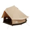 vidaXL Tente familiale 6 personne Cr&egrave;me Polycoton