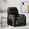 vidaXL Fauteuil inclinable &eacute;lectrique Noir Similicuir