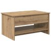 vidaXL Table basse Ch&ecirc;ne artisanal 80 x 50,5 x 41,5 cm