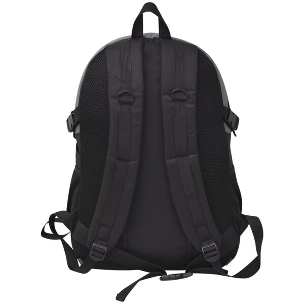 vidaXL Sac &agrave; dos de randonn&eacute;e 40 L noir et gris