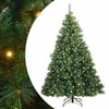 vidaXL Sapin de No&euml;l artificiel avec 300 LED Vert 210 cm PE et PVC
