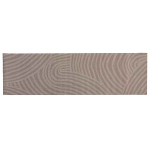 vidaXL Tapis de Cuisine Scandinave brun 150 x 45 cm 100% Polyamide