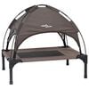 vidaXL Lit pour Chien Marron 62 x 48 x 61 cm Acier