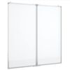 vidaXL Tableau blanc magn&eacute;tique pliable 80x80x1,7 cm aluminium